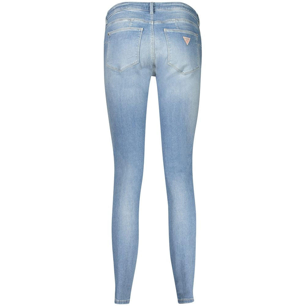 Guess Jeans Light Blue Recycled Cotton Women Jean
