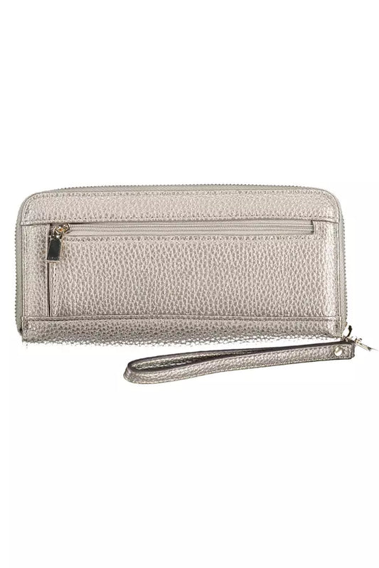 Guess Jeans Silver Polyethylene Women Wallet