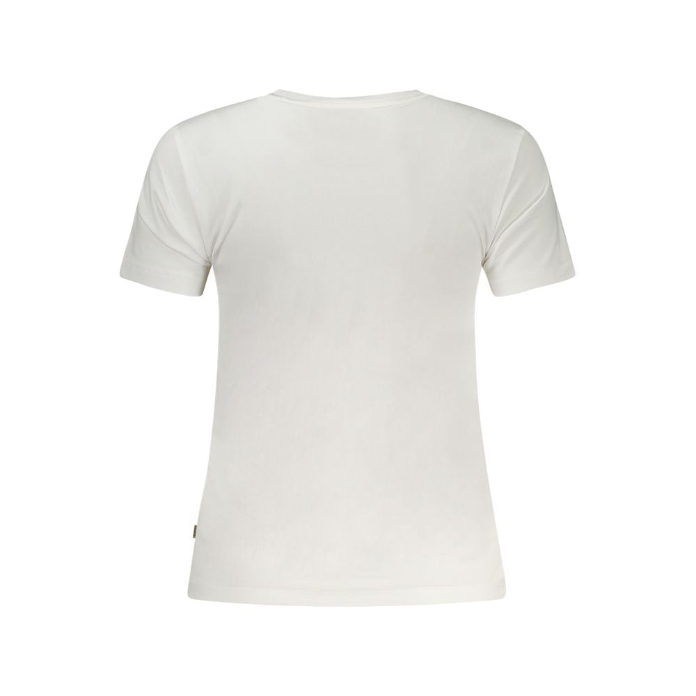 Guess Jeans White Organic Cotton Women T-Shirt