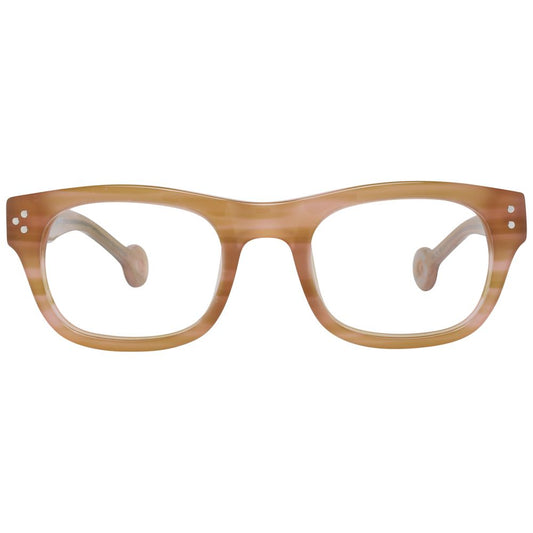 Hally & Son Brown Unisex Optical Frames