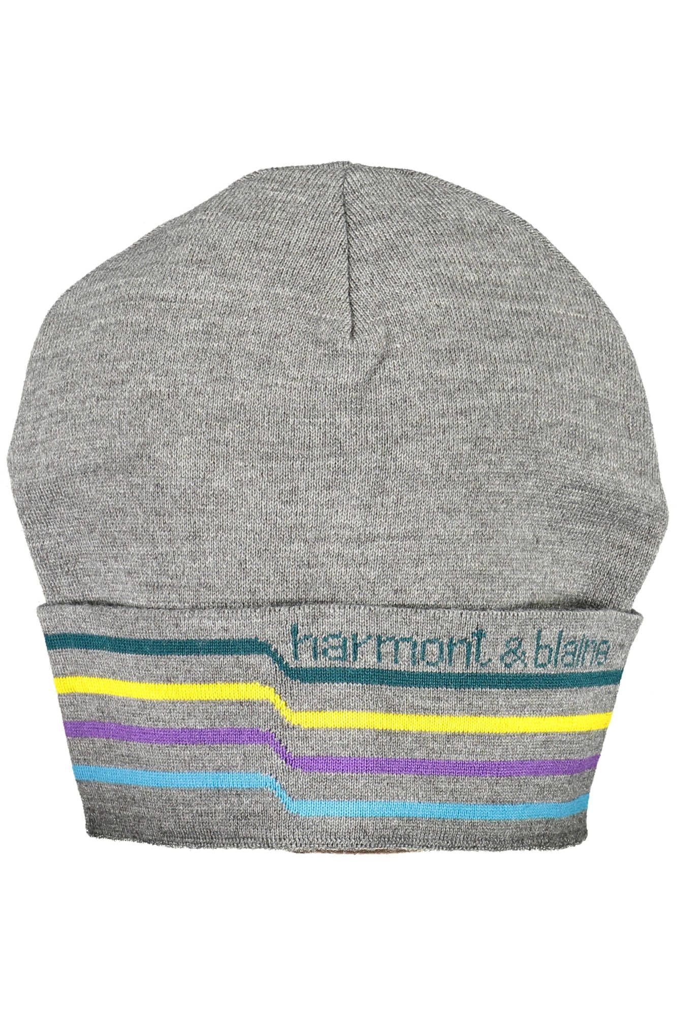 Harmont & Blaine Gray Wool Men Cap