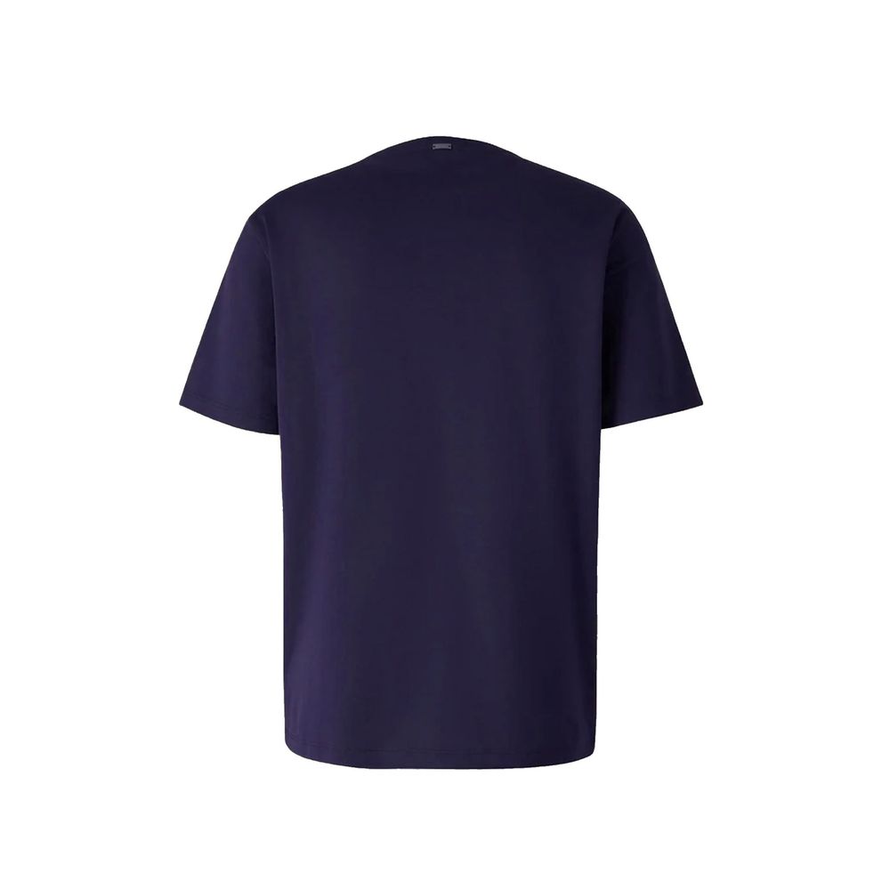 Herno Blue Cotton T-Shirt