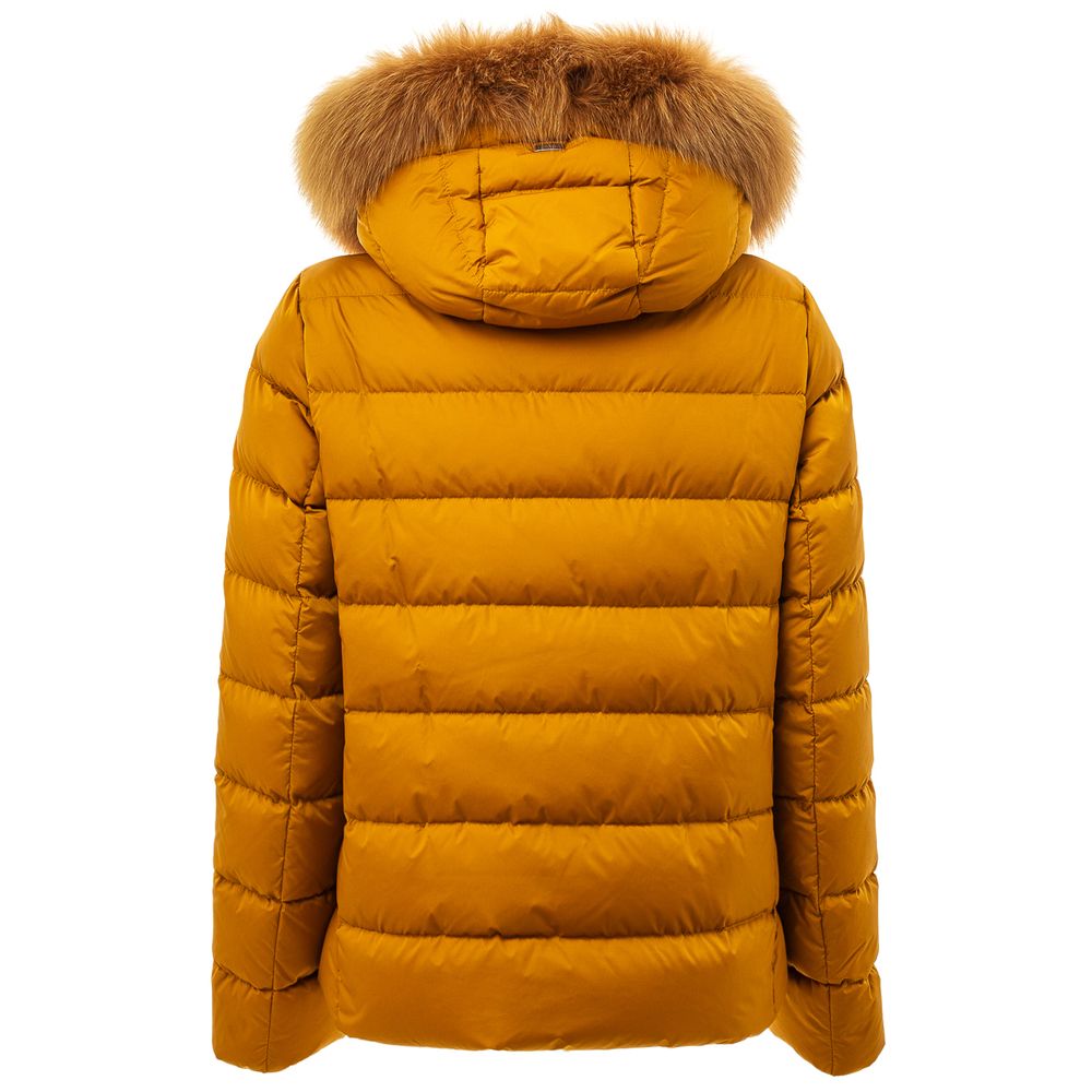 Herno Yellow Polyamide Jackets & Coat