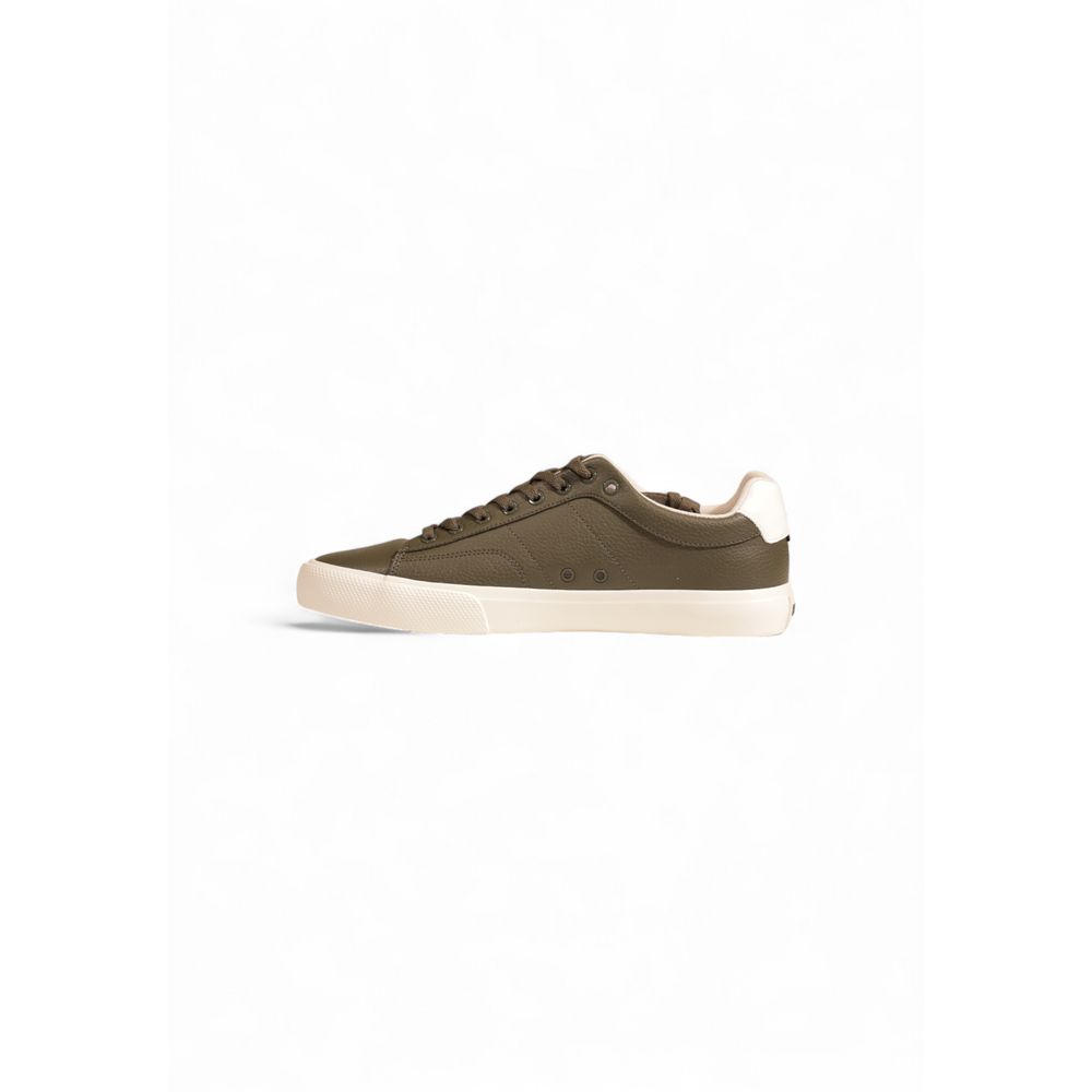 Hugo Boss Green Leather Sneaker