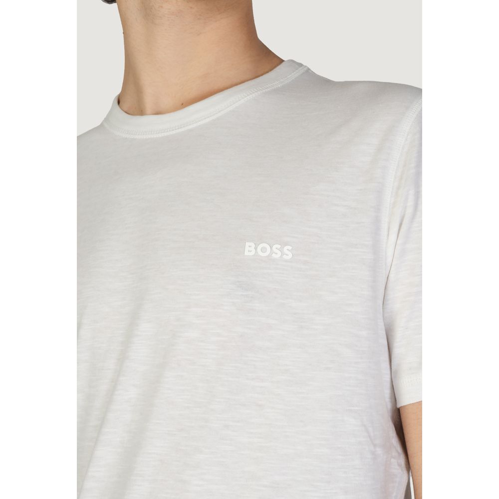 Hugo Boss White Cotton T-Shirt