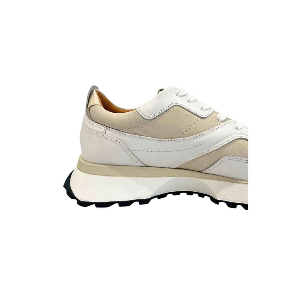Hugo Boss White Leather Men Sneaker