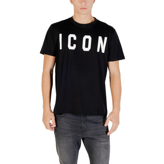 Icon Black And White Cotton T-Shirt