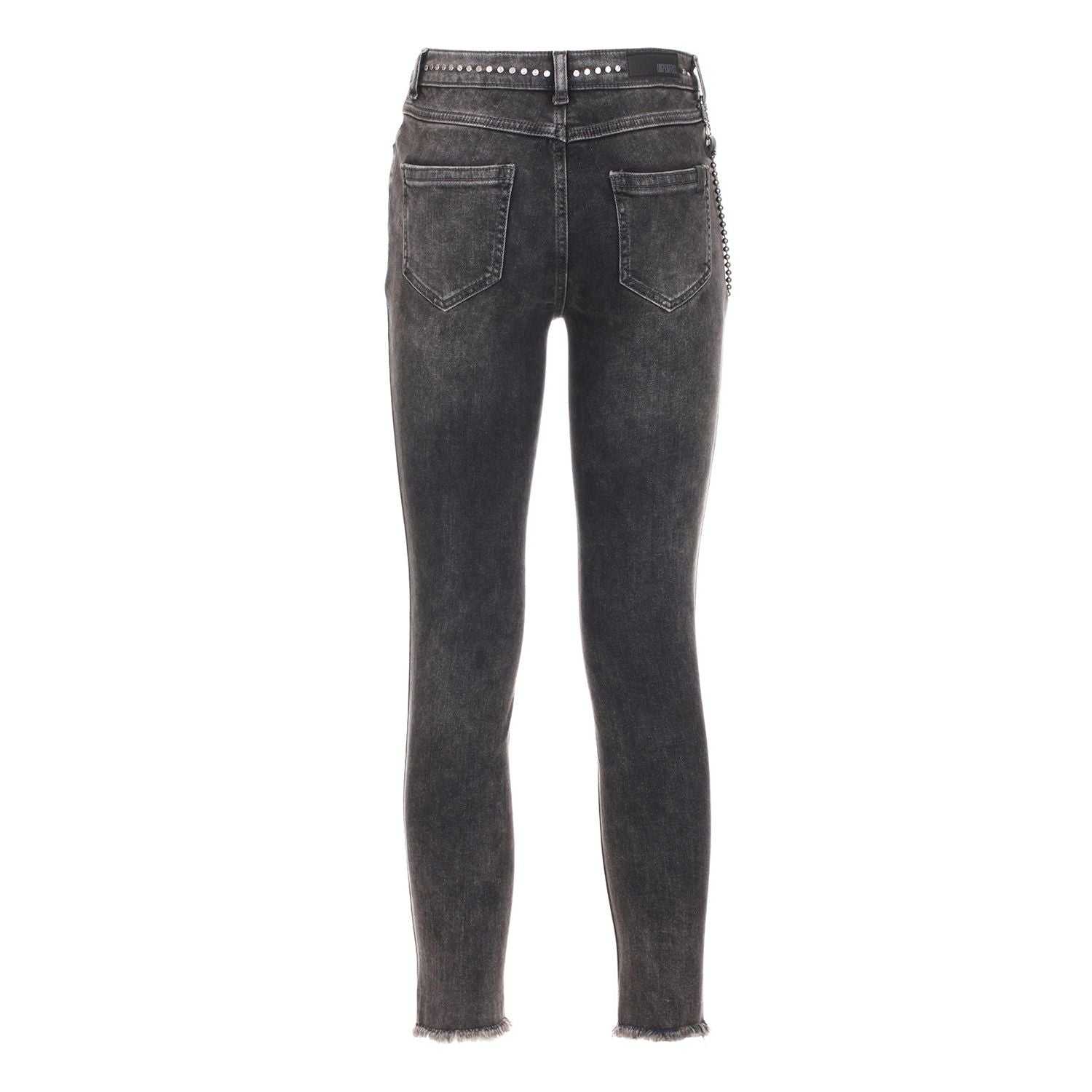 Imperfect Elegant Black Denim Trousers