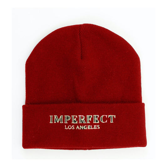 Imperfect "Red Acrylic Women Hat"