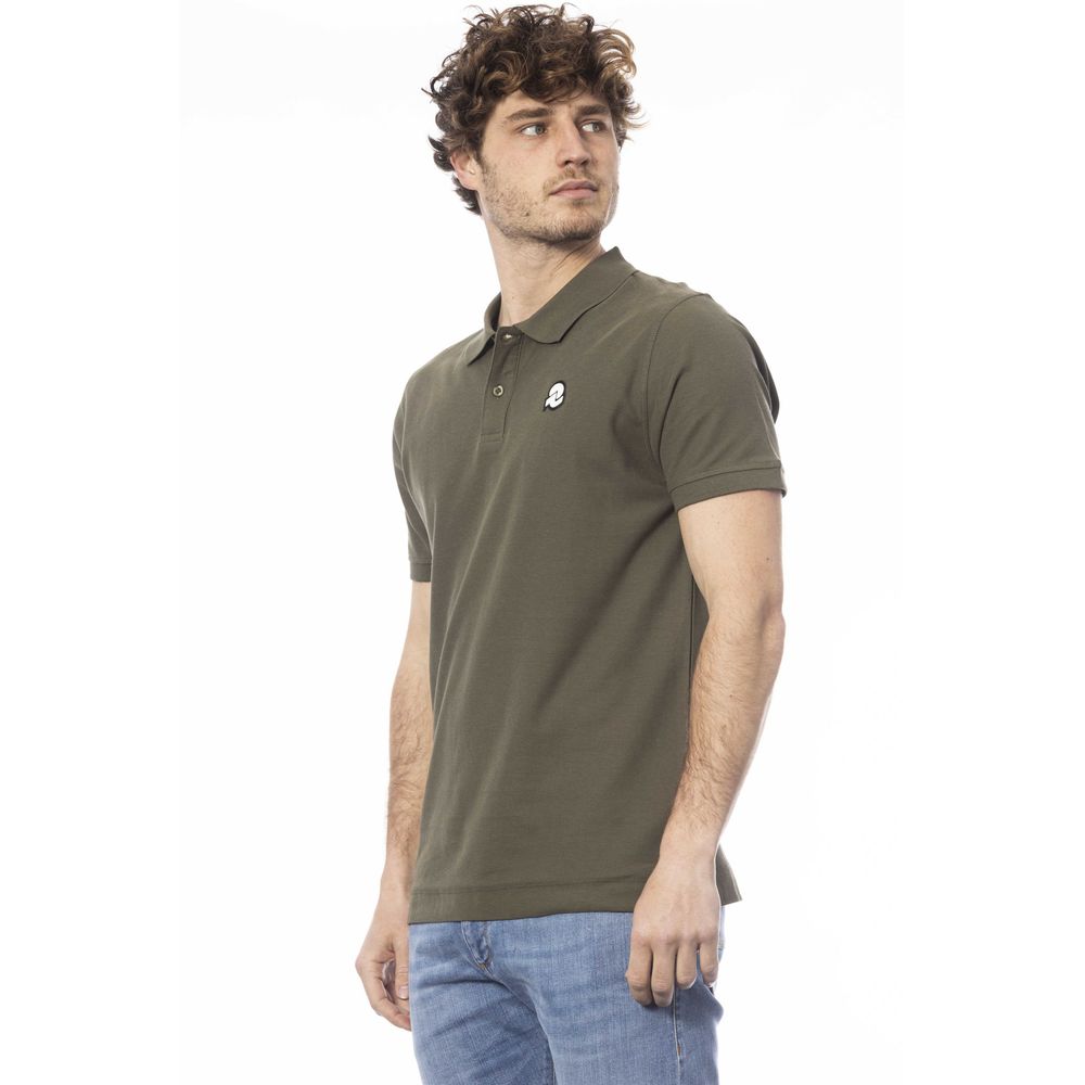 Invicta Green Cotton Men Polo Shirt