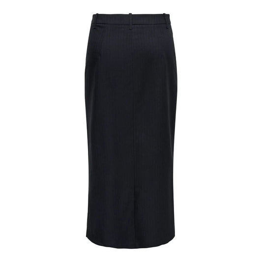 Jacqueline De Yong Gray Polyester Skirt