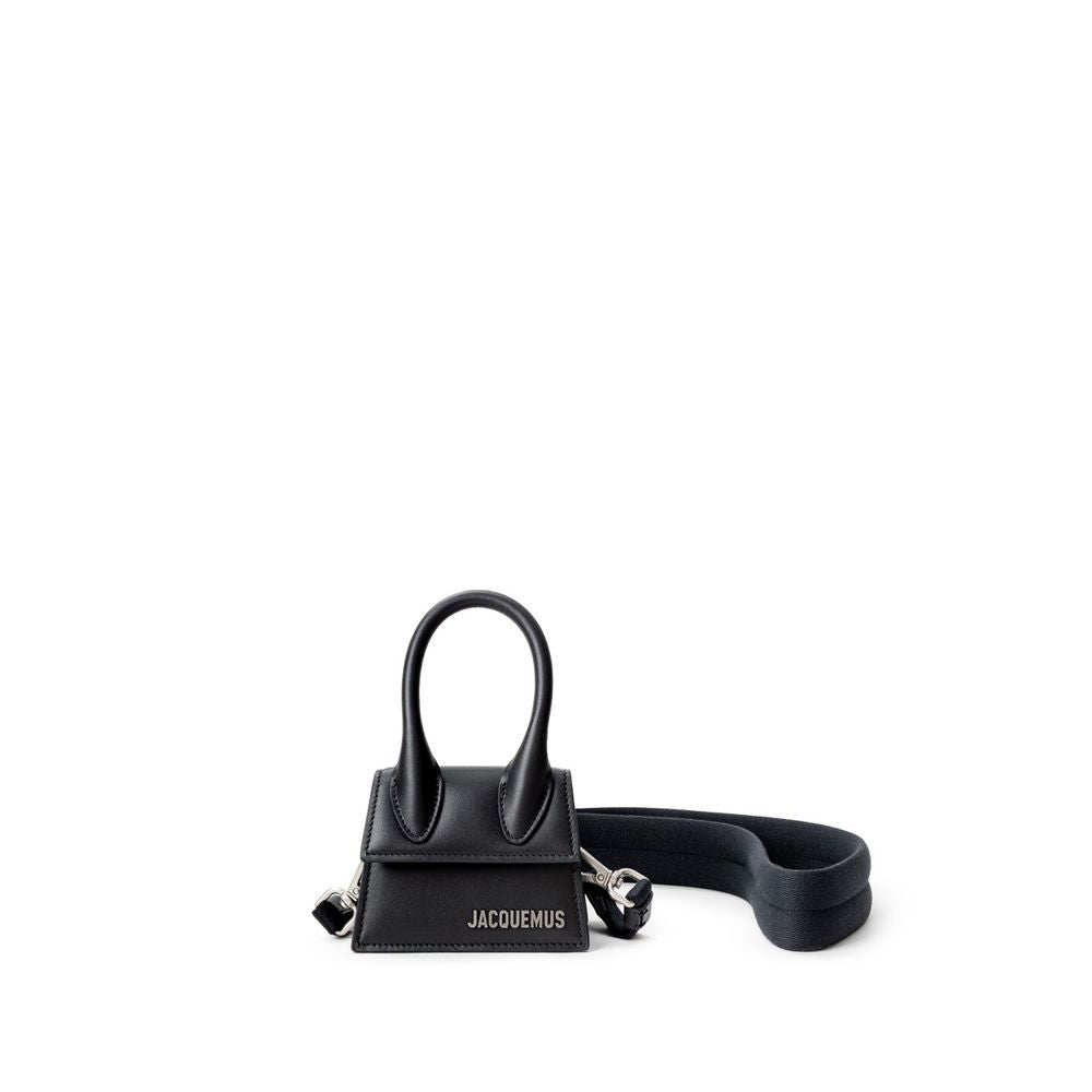 Jacquemus Black Leather Handbags