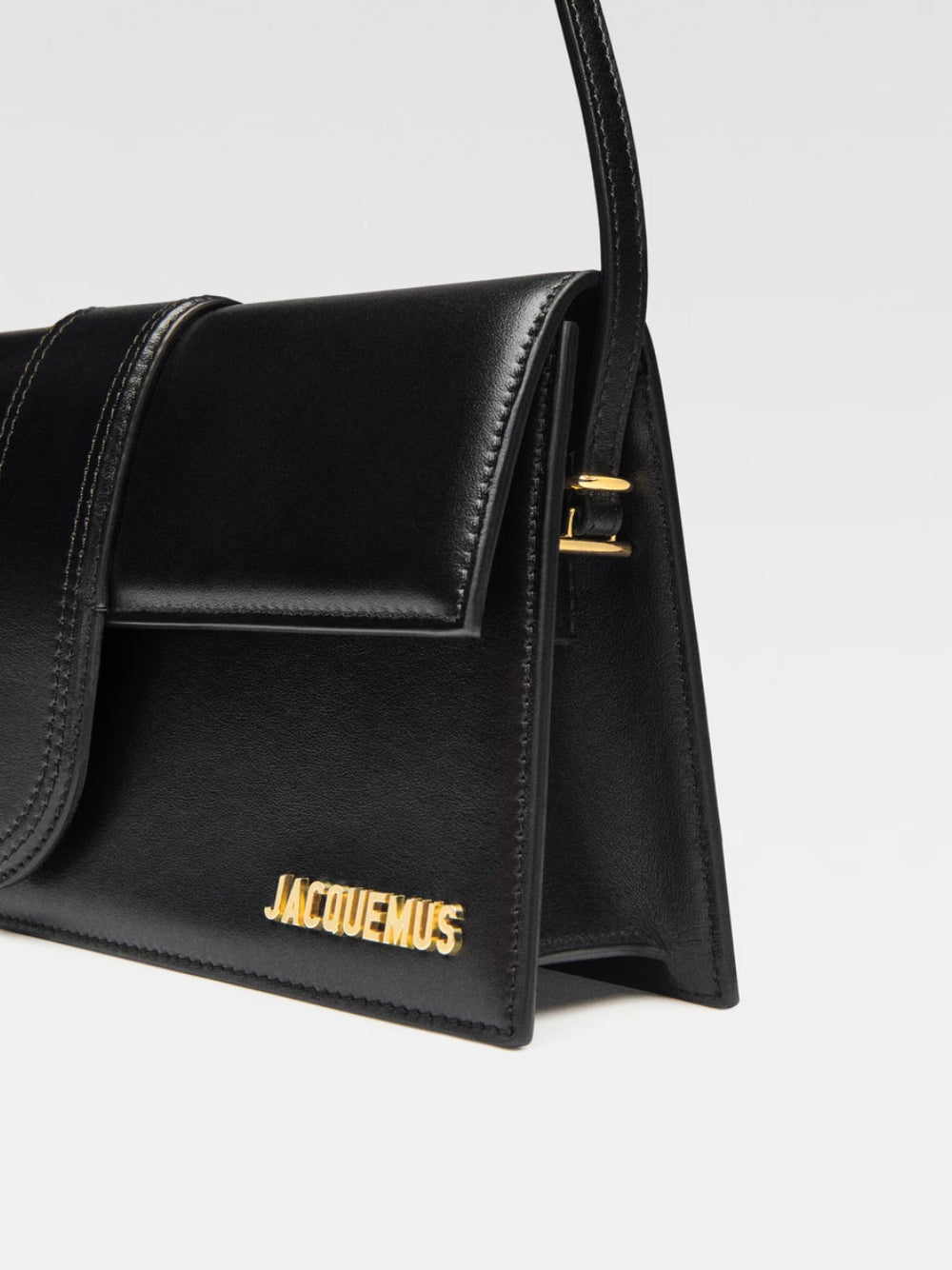 Jacquemus Black leather Le Bambino Long bag