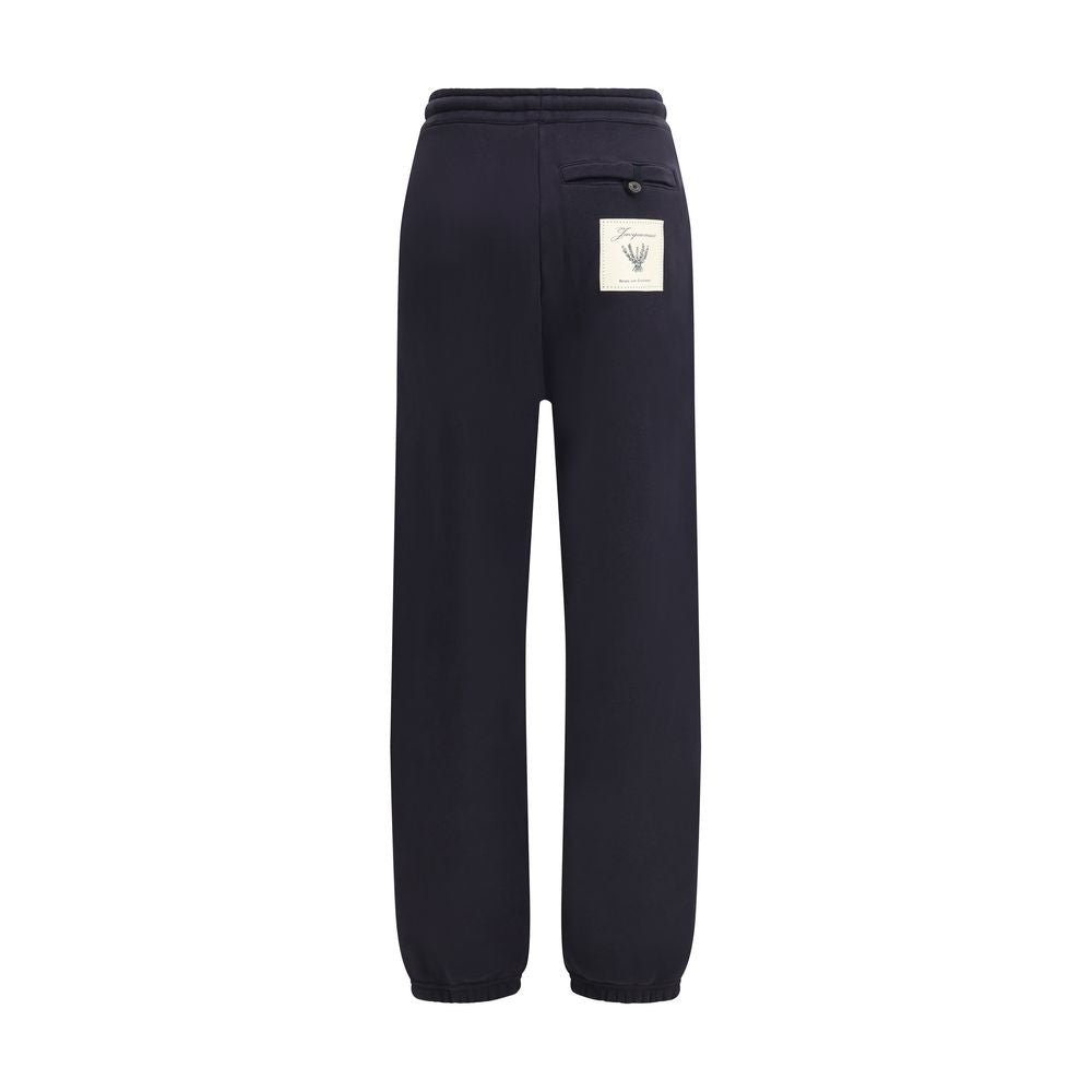 Jacquemus Blue Cotton Joggers Workout Pants