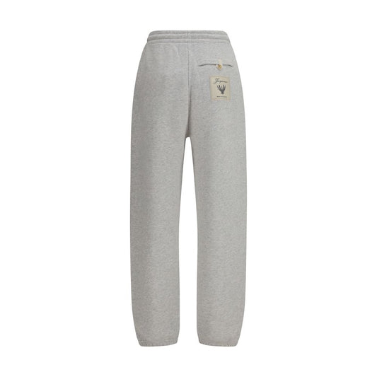 Jacquemus Gray Cotton Casual Pants