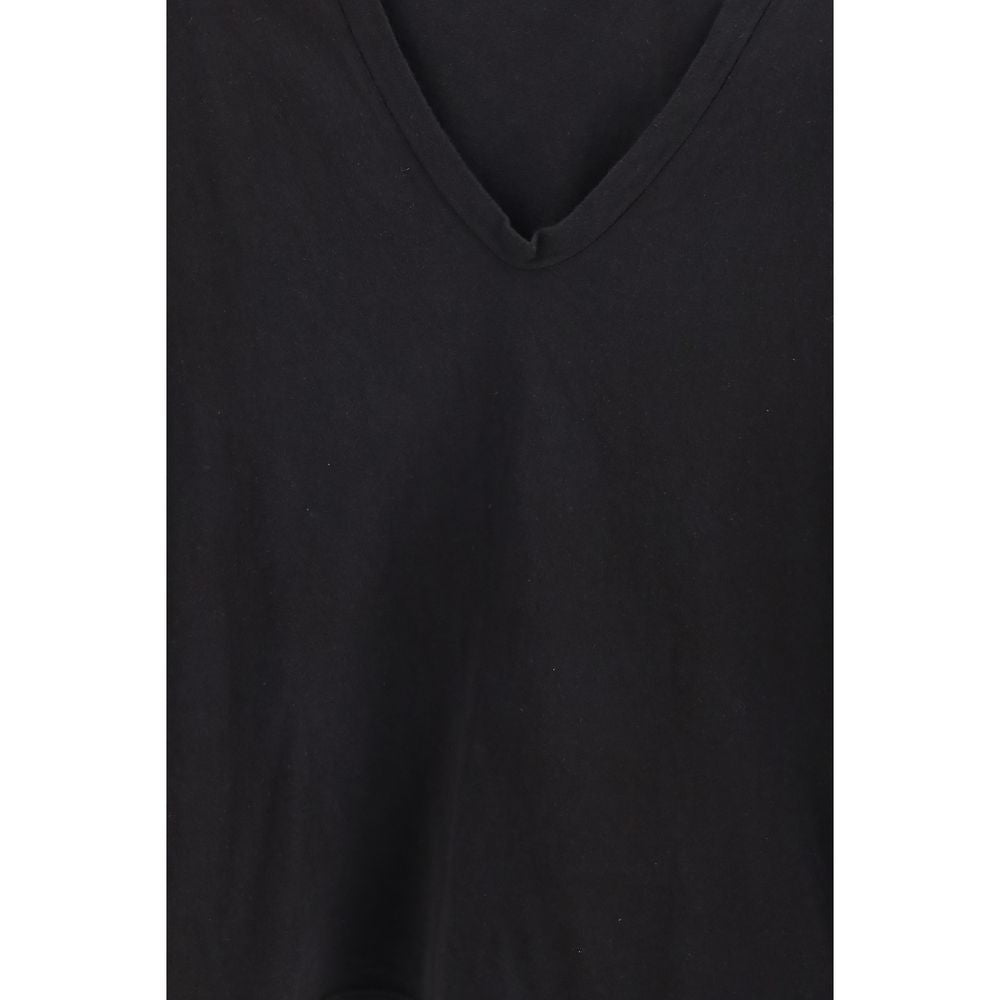 James Perse Black Cotton Long Sleeve T-Shirt