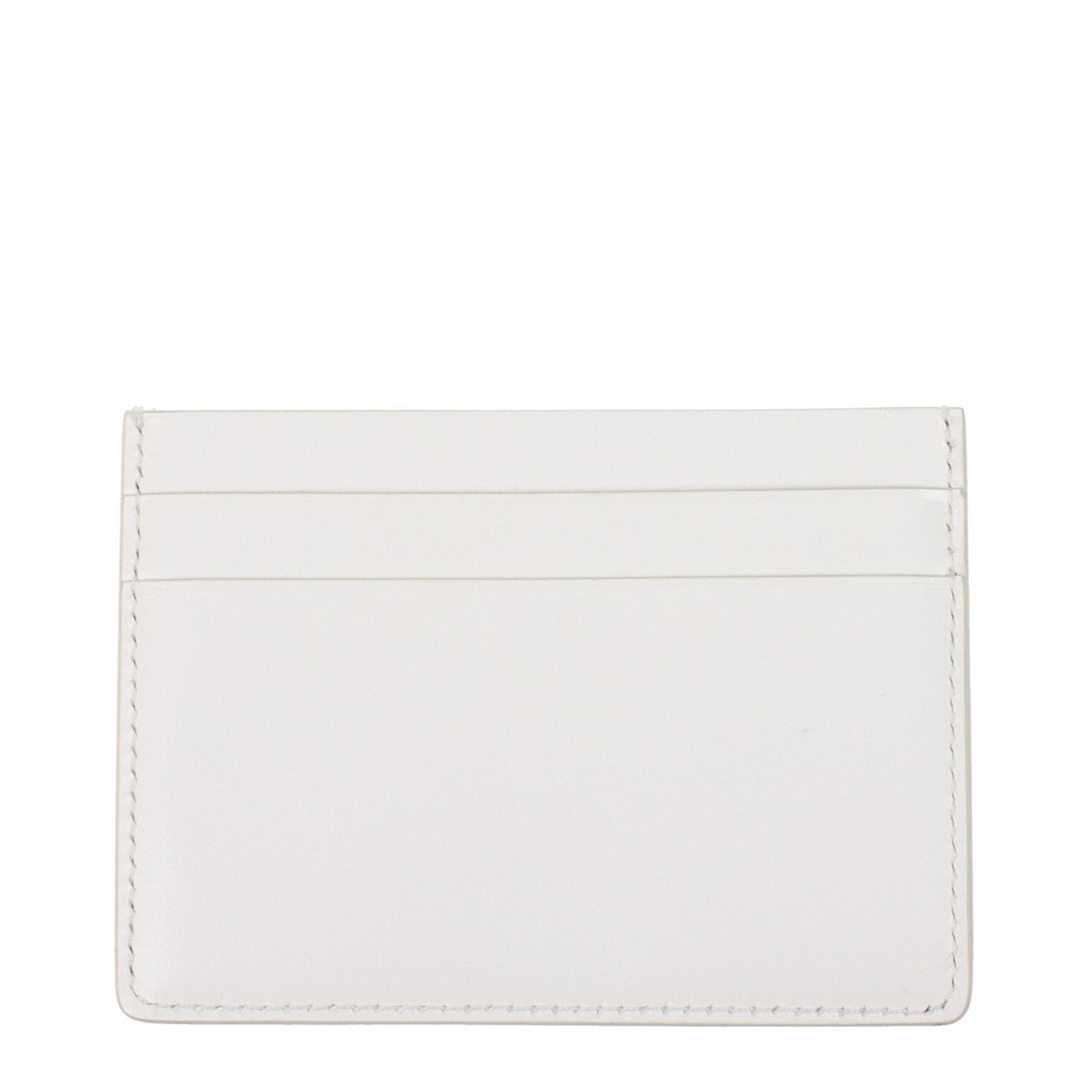 Jil Sander White Leather Cardholder