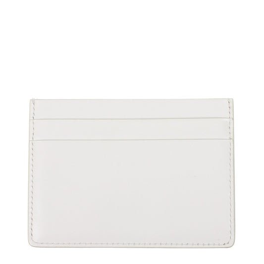Jil Sander White Leather Cardholder
