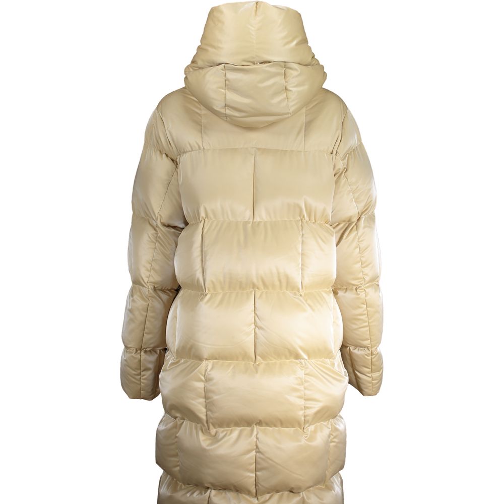 K-WAY Beige Polyester Jackets & Coat