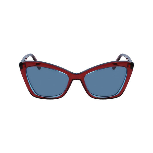 Karl Lagerfeld Red Acetate Sunglasses