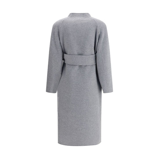Khaite Gray Wool Coat