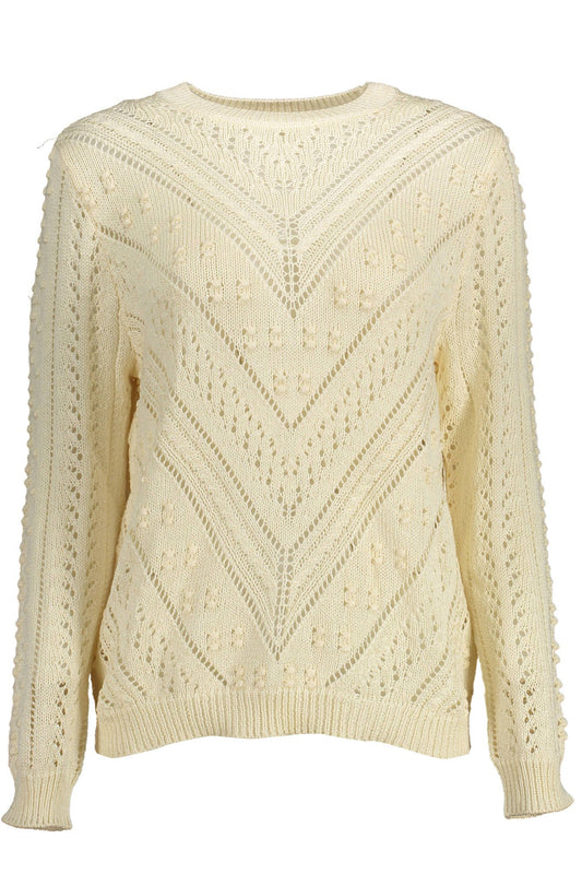 Kocca White Acrylic Women Sweater