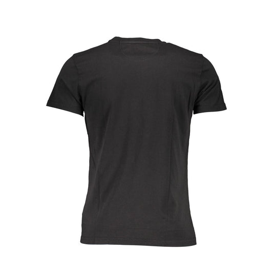 La Martina Black Cotton Men T-Shirt