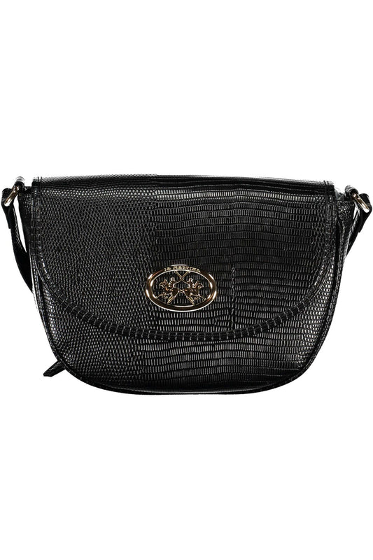 La Martina Black Polyethylene Women Handbag