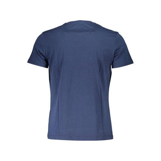 La Martina Blue Cotton Men T-Shirt