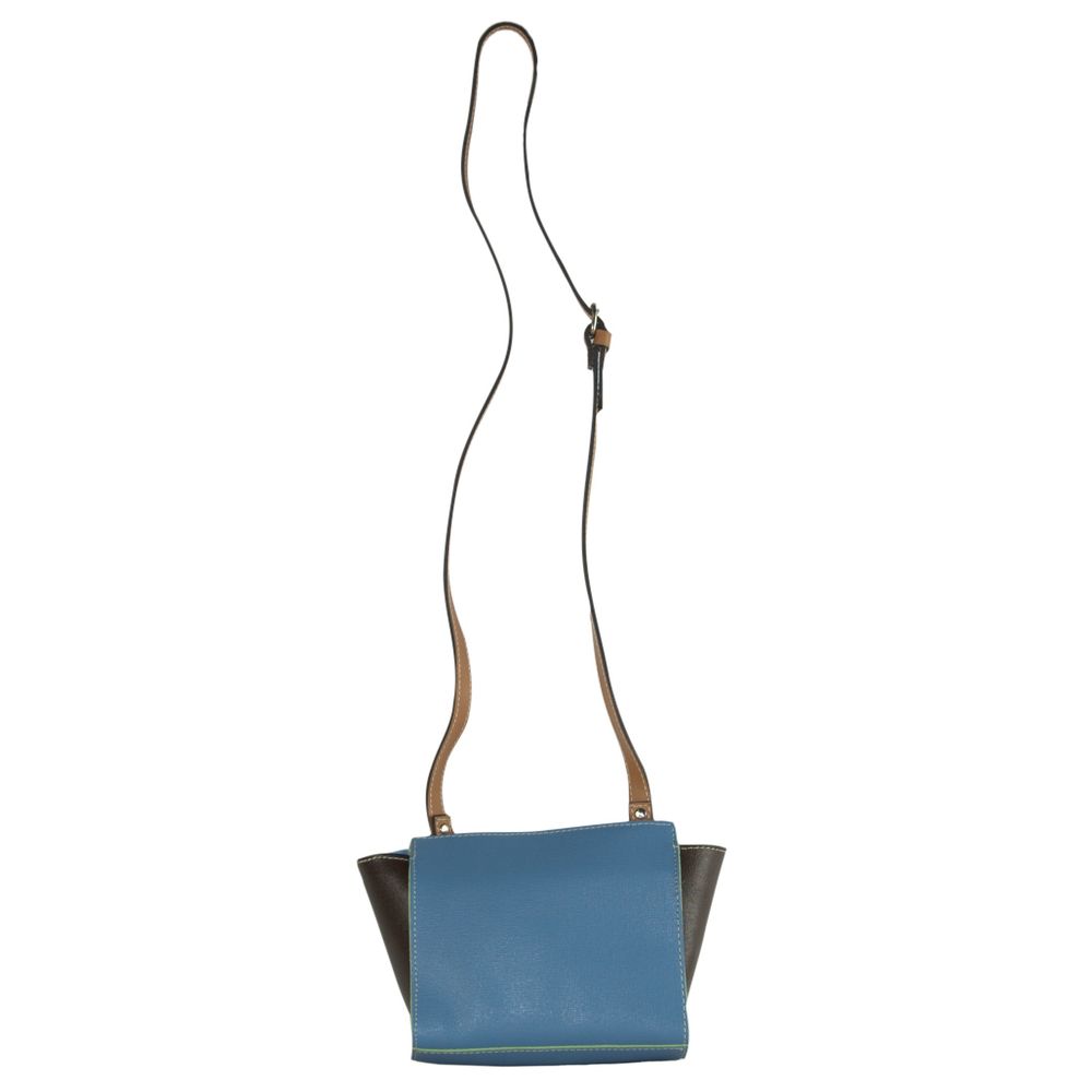 La Martina La Boca Chic Blue Leather Crossbody