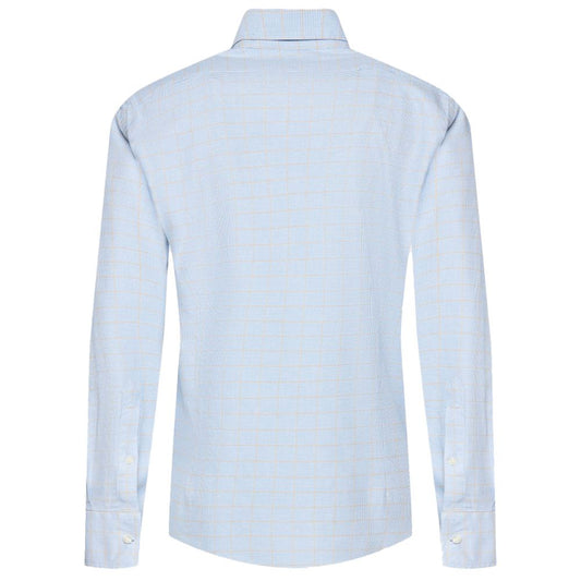 La Martina Light Blue Cotton Shirt