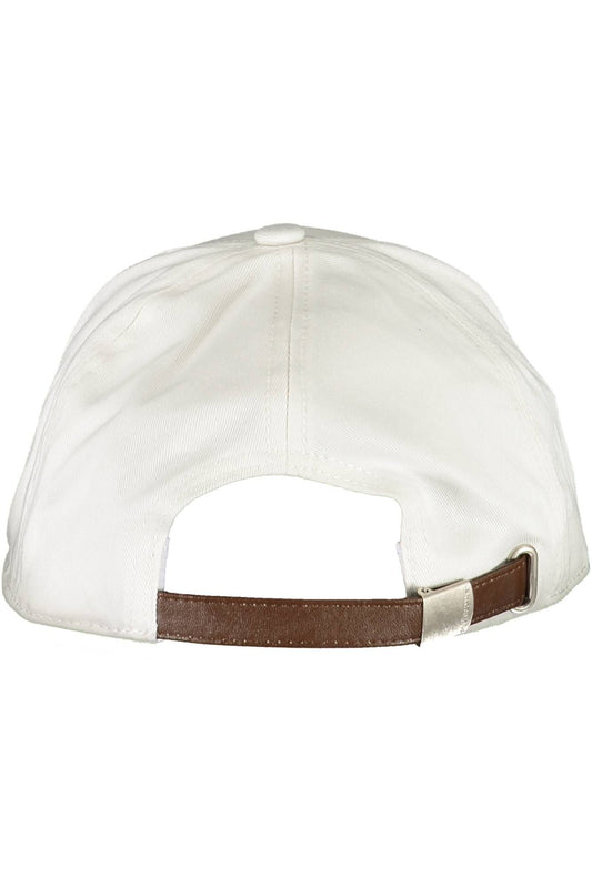 La Martina White Cotton Men Cap