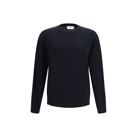 Laneus Black Cotton Sweatshirt