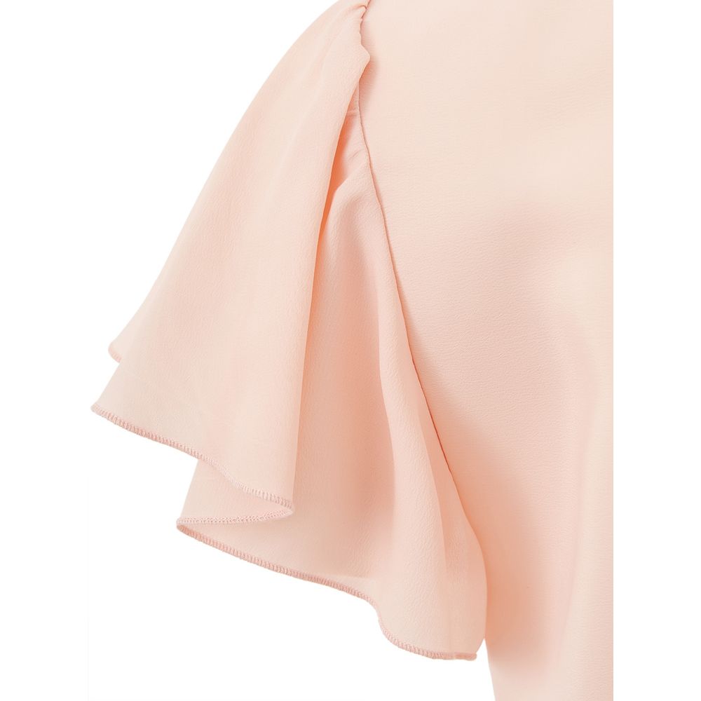 Lardini Elegant Pink Acetate Dress