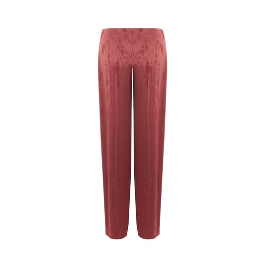 Lardini Elegant Red Tailored Pants