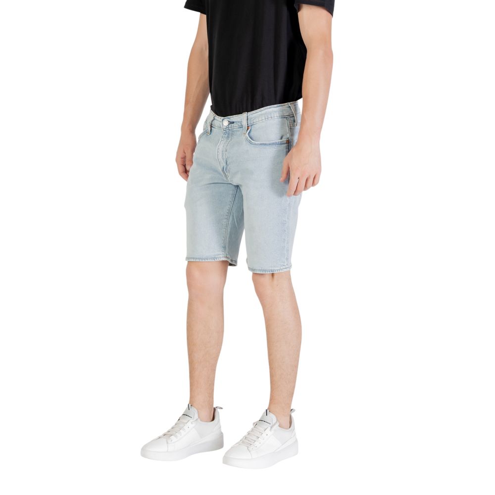 Levi's Light Blue Cotton Bermuda Shorts