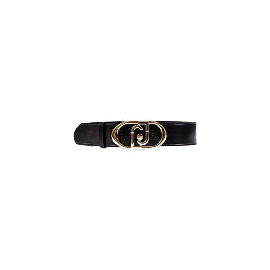 Liu Jo Black Leather Regular Belt