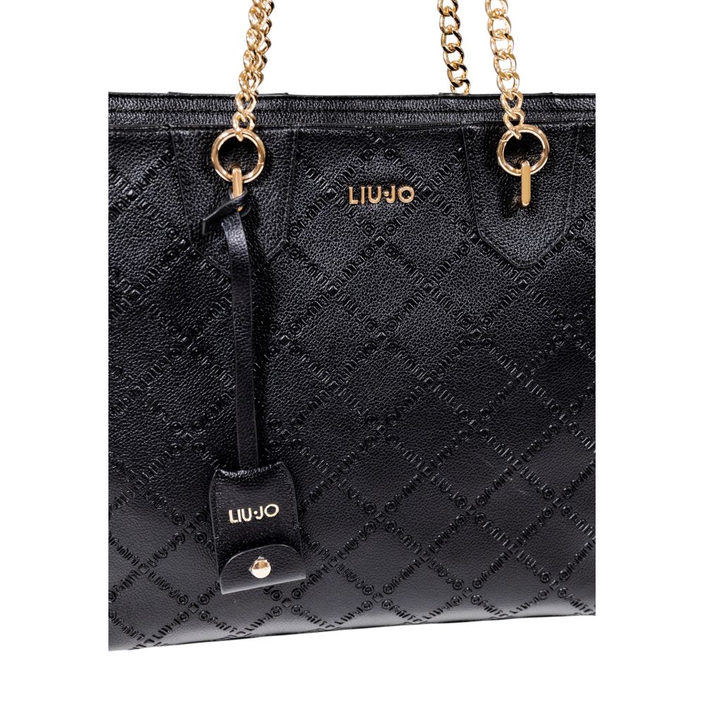 Liu Jo Black Polyethylene Handbag