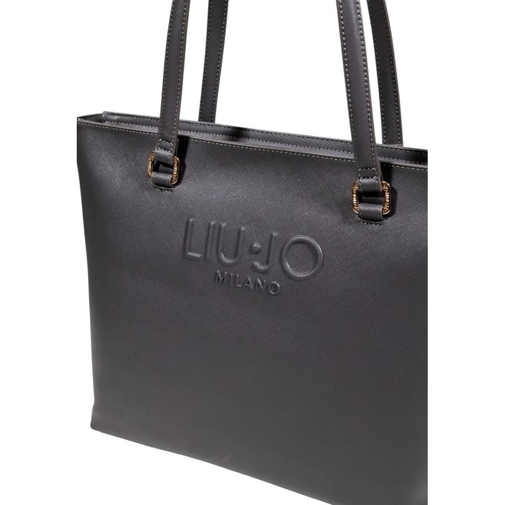 Liu Jo Gray Polyethylene Handbag