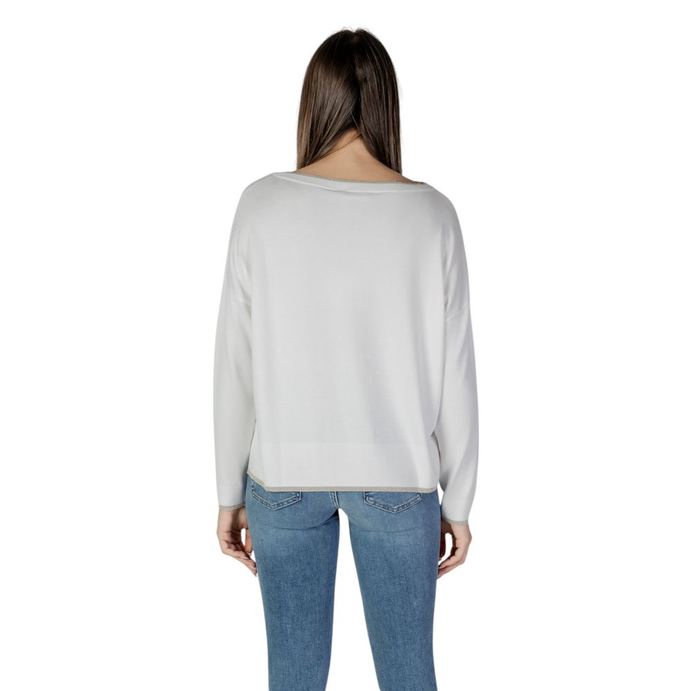 Liu Jo White Viscose Sweatshirt