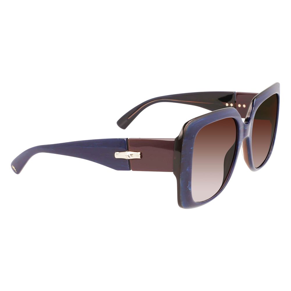 Longchamp Blue Acetate Sunglasses