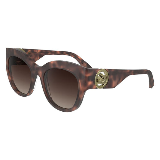 Longchamp Brown Acetate Sunglasses