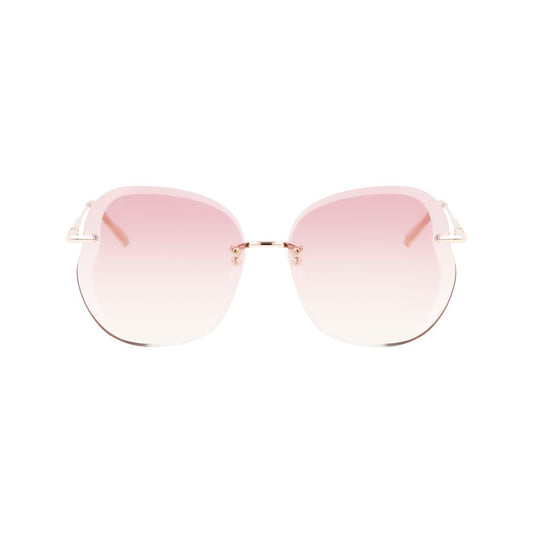 Longchamp Rose Gold Metal Sunglasses