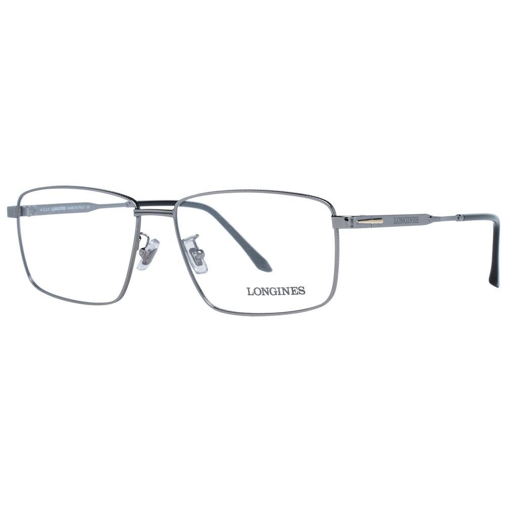 Longines Gray Metal Glasses Frames