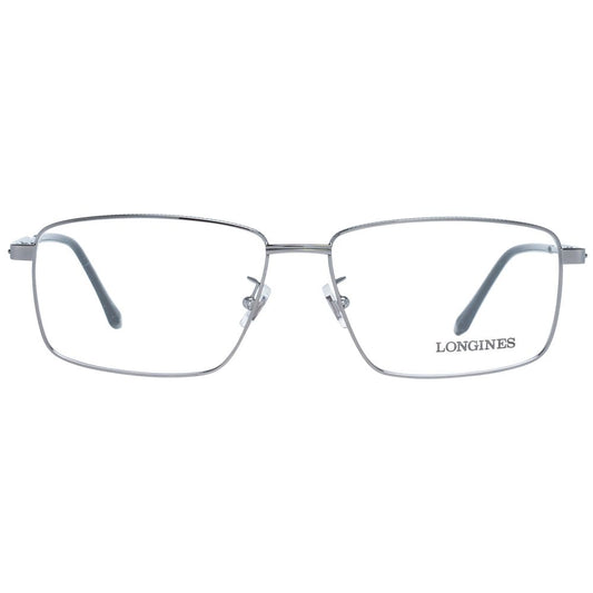 Longines Gray Metal Glasses Frames
