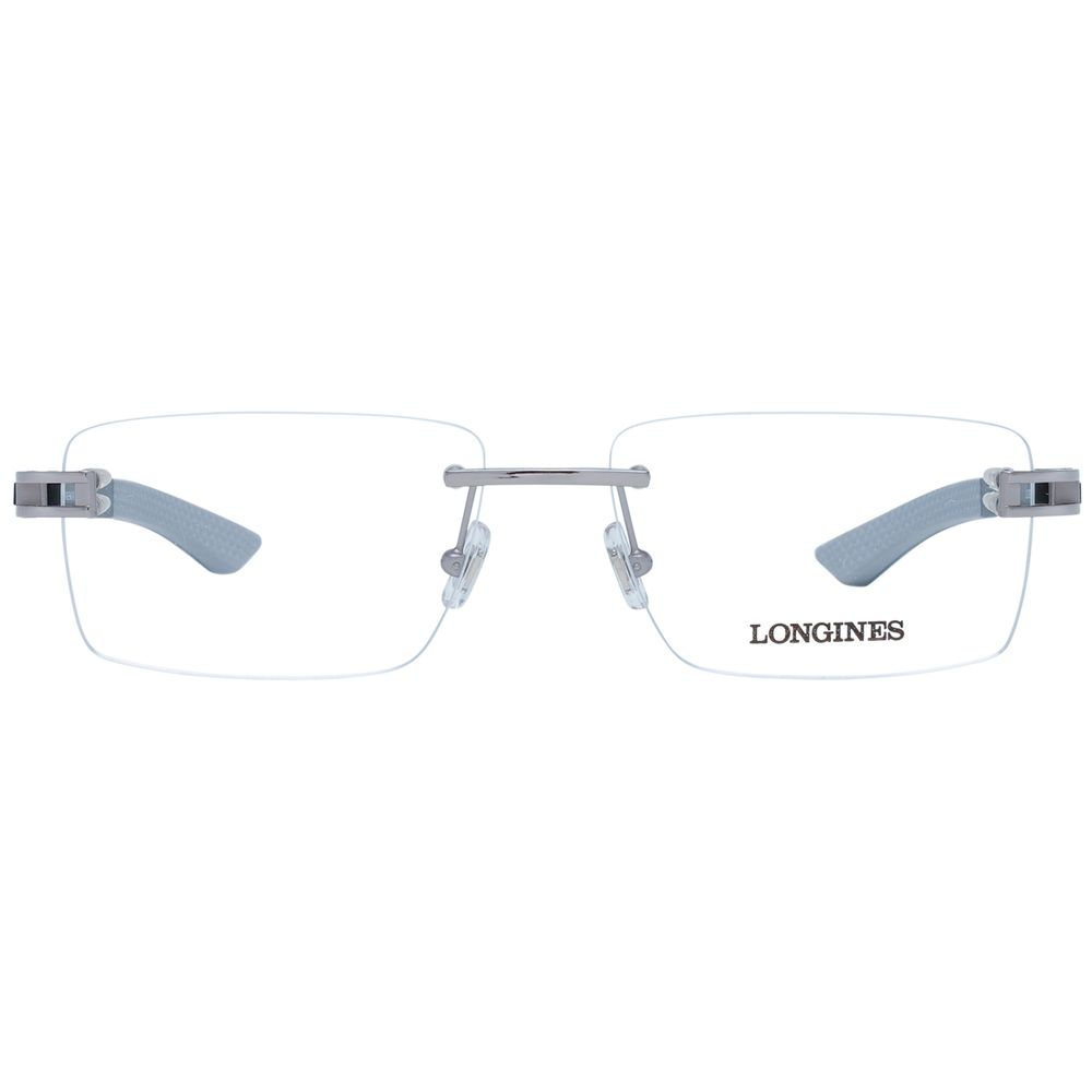 Longines Gray Metal Glasses Frames