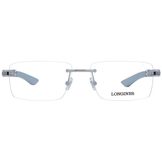 Longines Gray Metal Glasses Frames