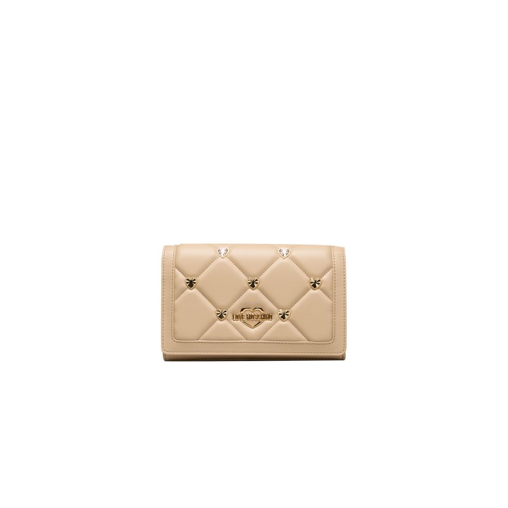 Love Moschino Beige Polyethylene Crossbody Bag