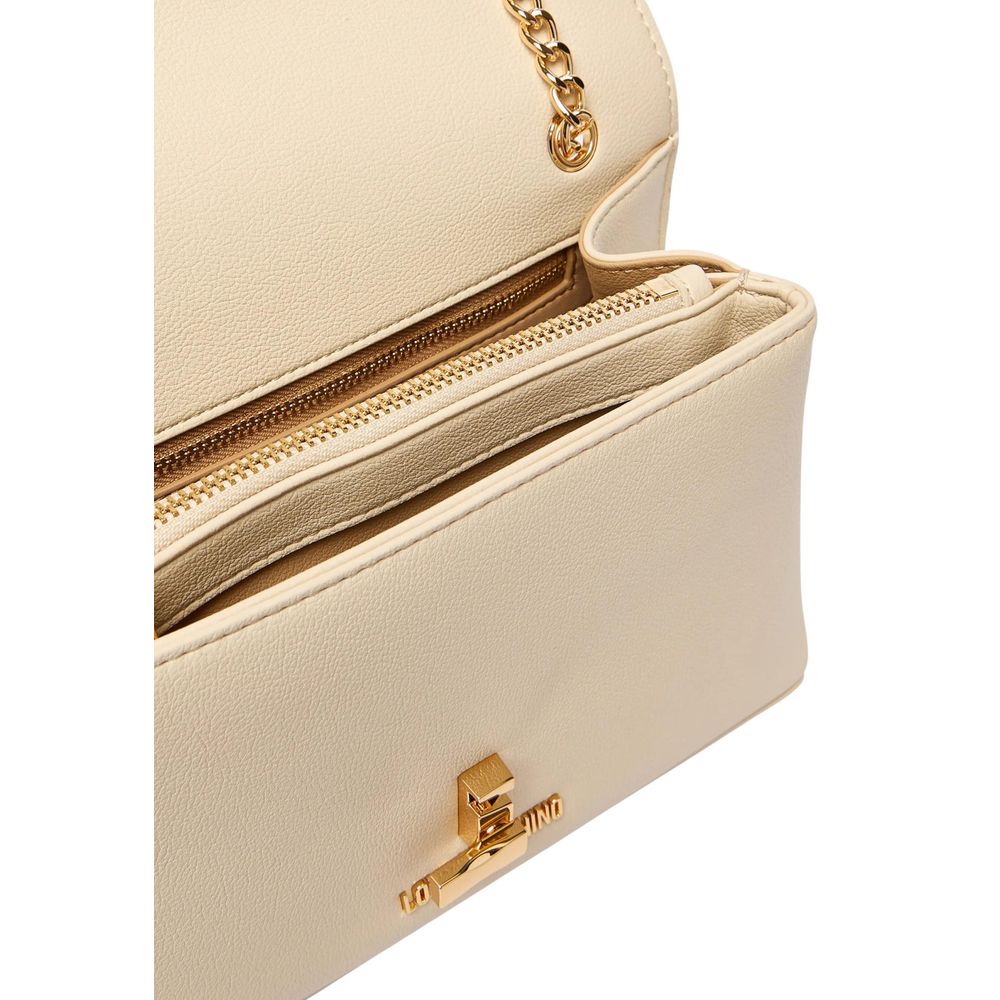 Love Moschino Beige Polyethylene Handbag