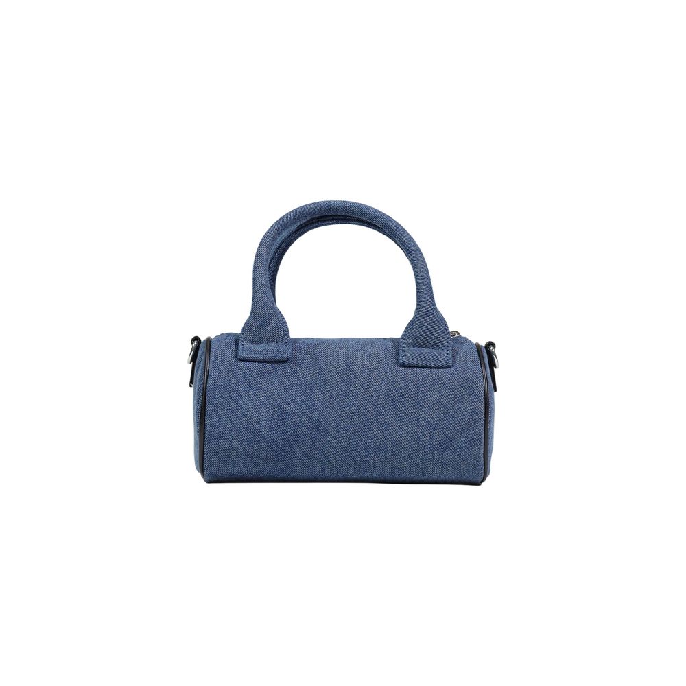 Love Moschino Blue Cotton Handbag